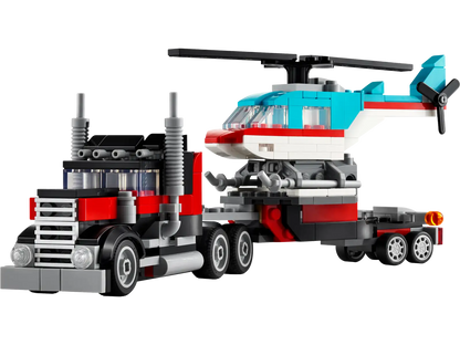 LEGO® Creator Flatbed Truck with Helicopter