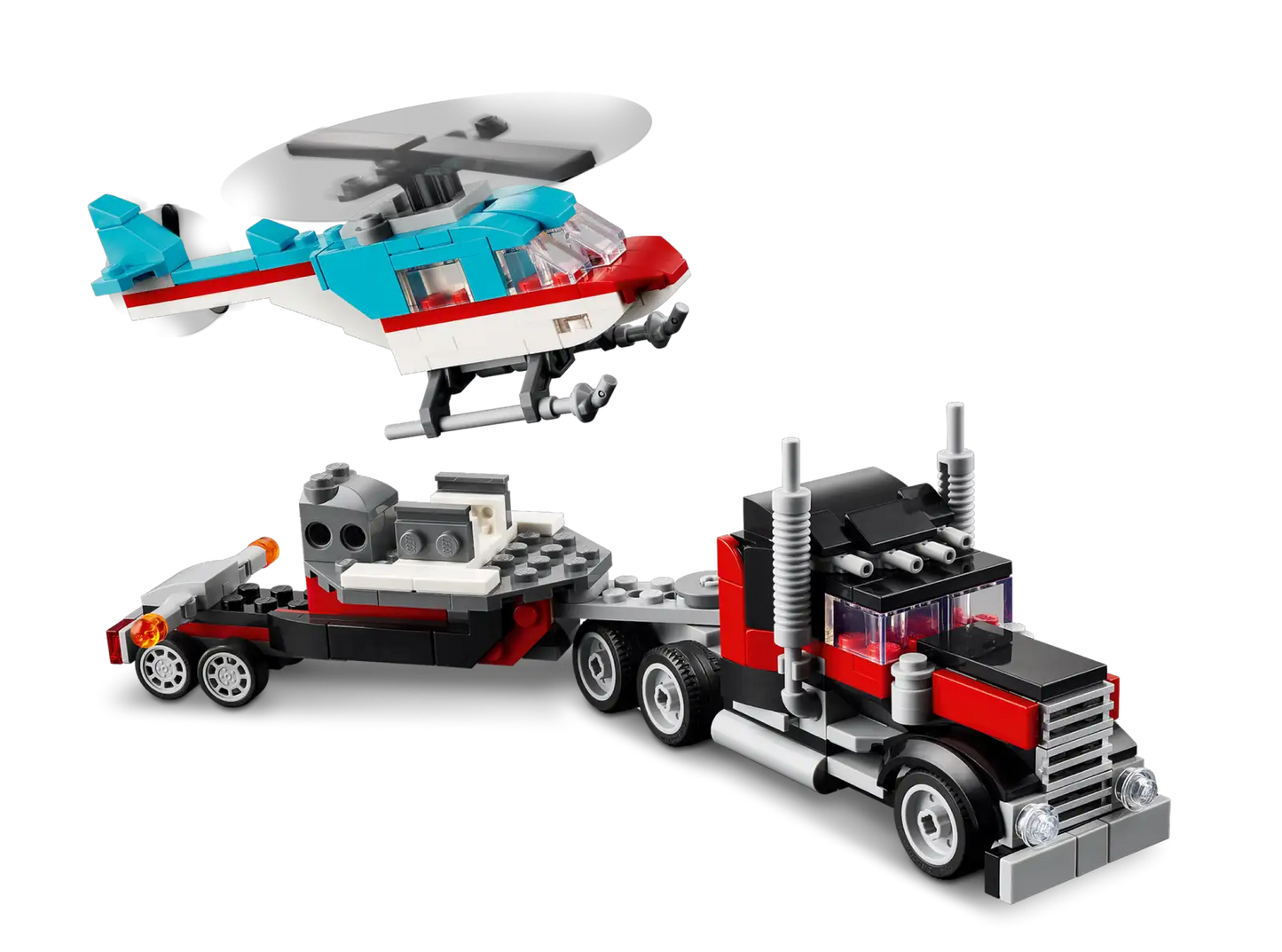 LEGO® Creator Flatbed Truck with Helicopter