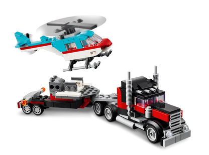 LEGO® Creator Flatbed Truck with Helicopter