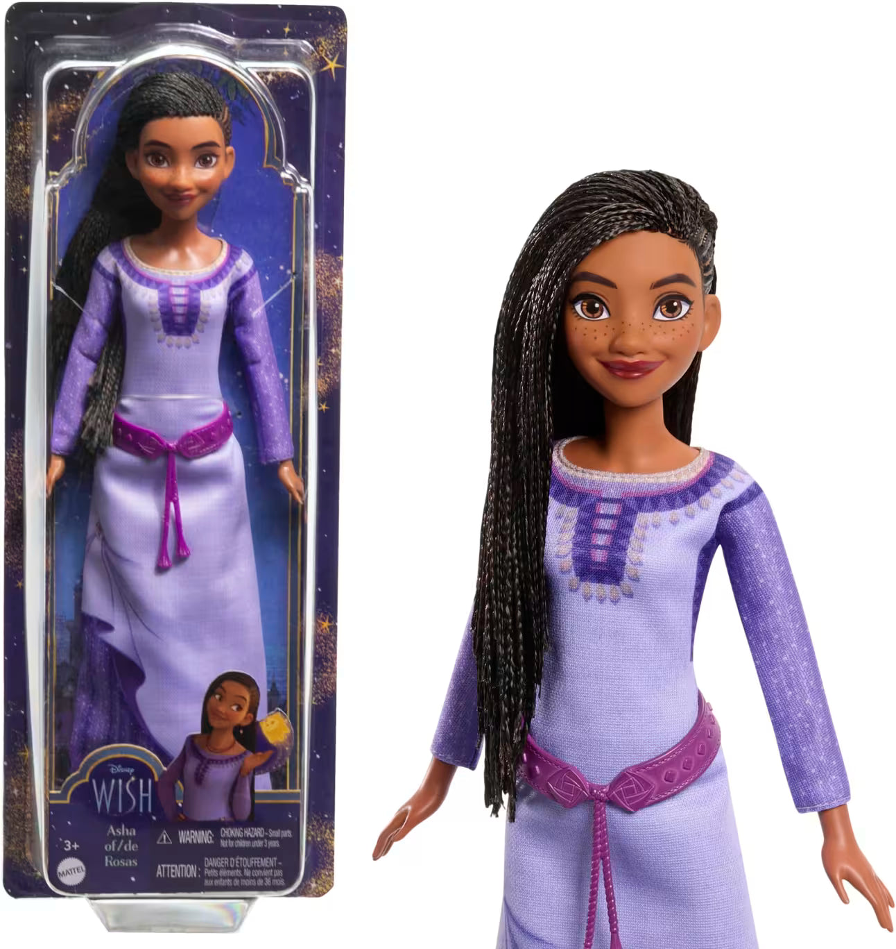 Disney's Wish Asha Of Rosas Posable Fashion Doll